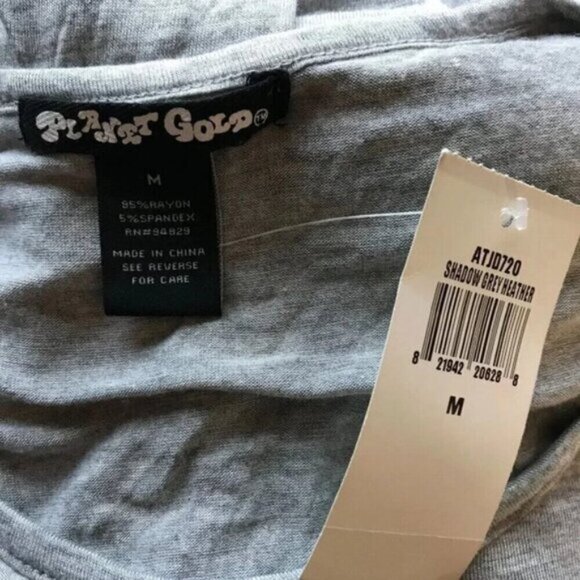 Gray Long Sleeve Bodycon Dress NWT M - Picture 7 of 9